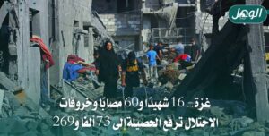 خروقات الاحتلال في غزة ترفع حصيلة الشهداء إلى 73 ألفًا
