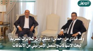 حماس تبحث مع مصر تثبيت وقف إطلاق النار في غزة