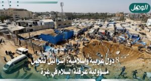 دول عربية وإسلامية تحمل إسرائيل مسؤولية عرقلة خطة غزة