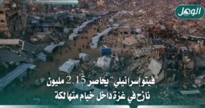 الفيتو الإسرائيلي يهدد أكثر من مليوني نازح في غزة