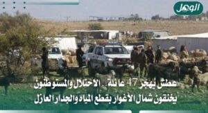 47 عائلة فلسطينية مهددة بالتهجير من الأغوار بسبب قطع المياه