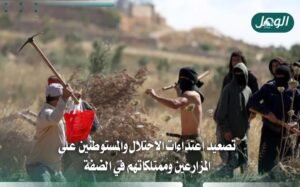 الاحتلال والمستوطنون يصعّدون اعتداءاتهم على الفلسطينيين بالضفة